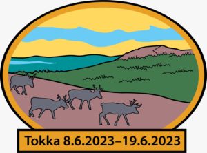 Logo för lägret med texten: Tokka 8.6.2024-19.6.2024